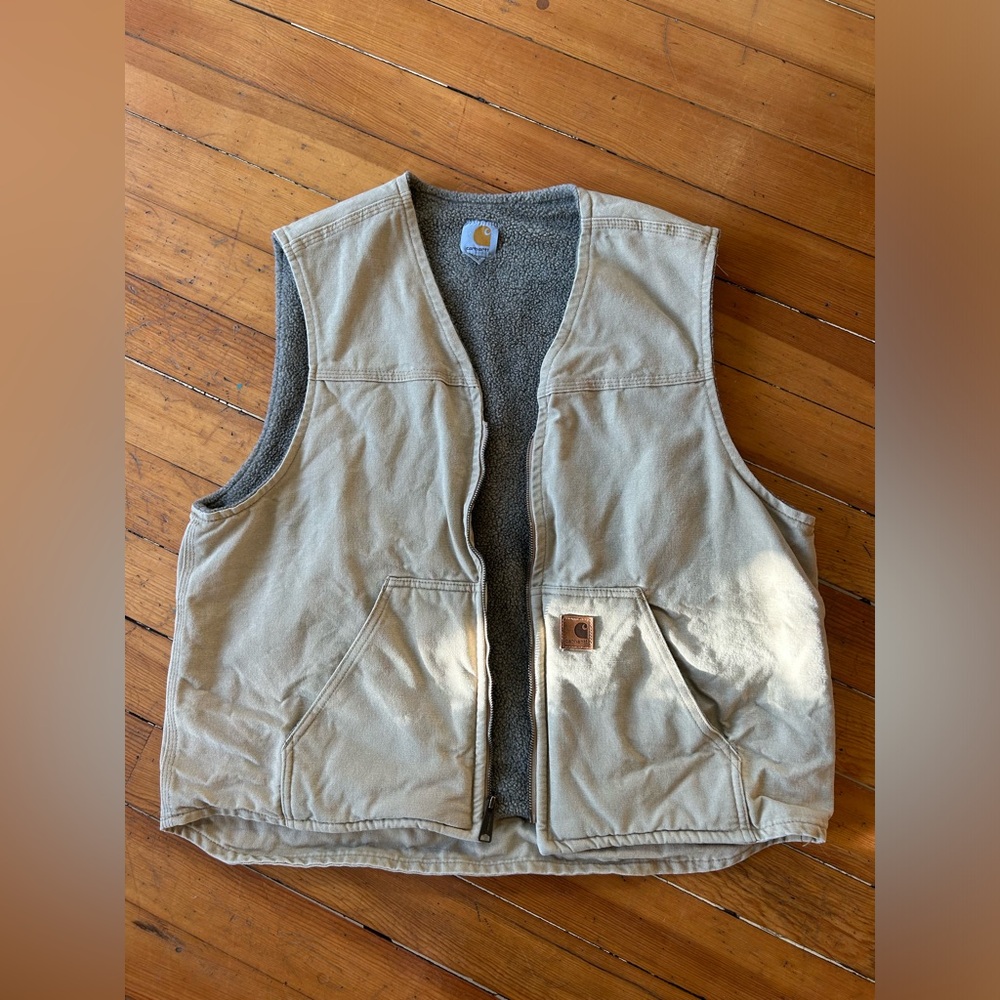 Men’s XL Tan Vintage Carhartt Vest